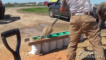 Incredible DIY Sandbag Filler!