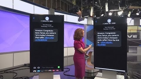 Watch out for this Amazon scam text