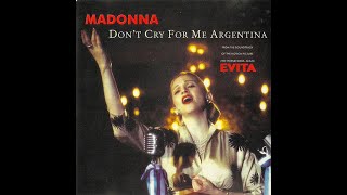 Don't cry for me Argentina -  Madonna (With lyrics)