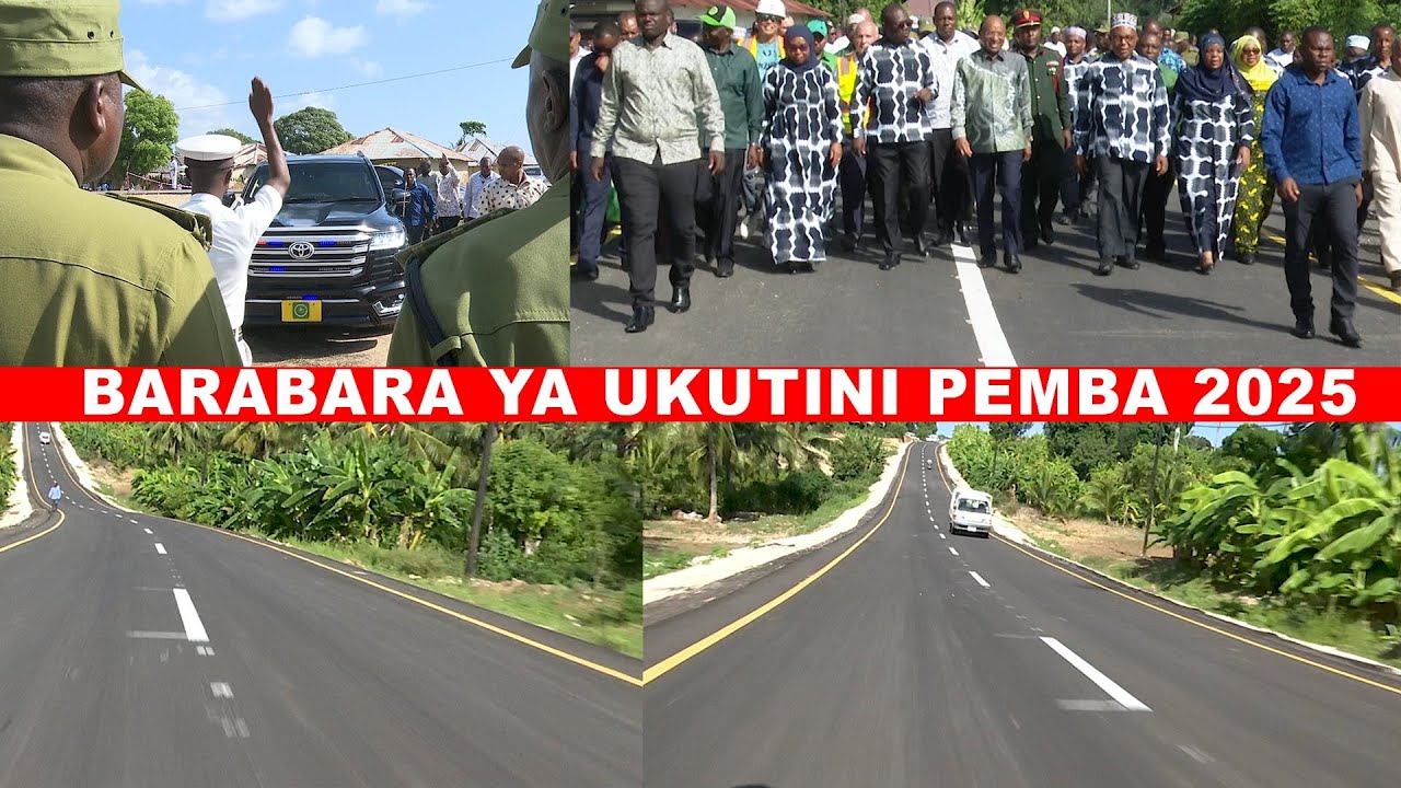 BARABARA YA UKUTINI PEMBA MAOMBI YA WANANCHIWALIYOOMBA KUJENGEWA BARABARA KATIKA MAENEOMBALI MBALI.