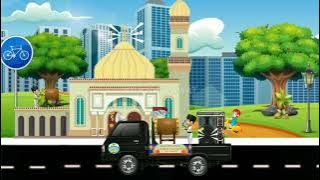 Animasi Bergerak Takbiran Keliling 2021 Pakai L300