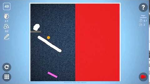 Check out how I solved level 49 in Brain It On! #BrainItOn