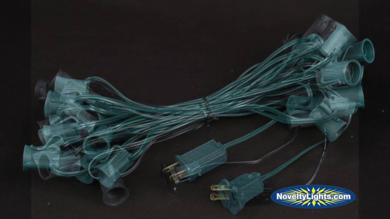 C9 25 Foot Strings from Novelty Lights