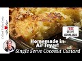 How to Make a Baked Potato in the Air Fryer, How to make a Baked Custard in the Air Fryer
