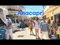 [4K]🇮🇹 Italy Summer Walk:  Island of Capri & Historic Center of Anacapri, Lunch at Le Arcate🍝🦐2022