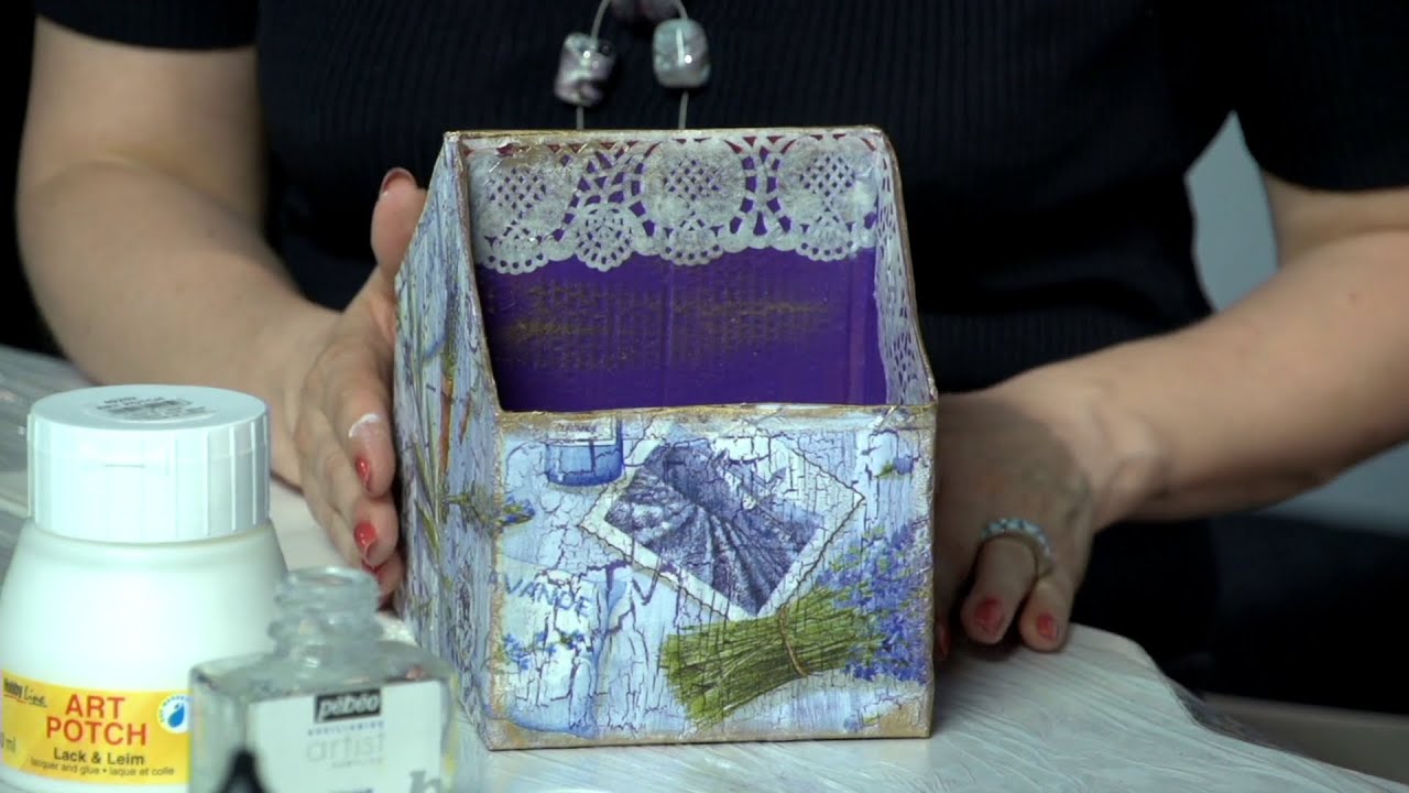 Декор кухни в стиле прованс. Коробка для специй.