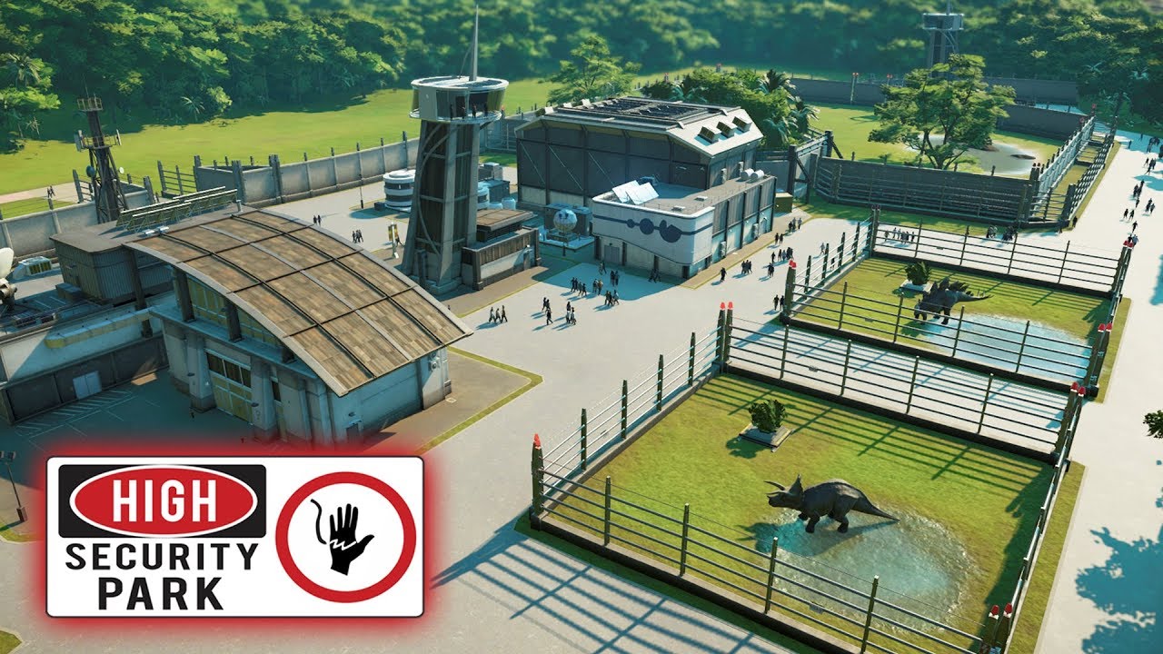 High Security Park 03 Jurassic World Evolution YouTube