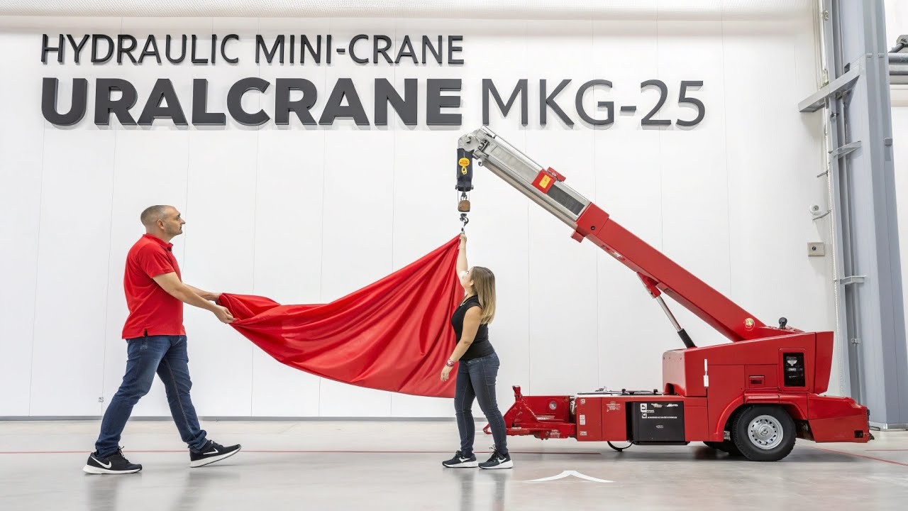 Гидравлический мини-кран УРАЛКРАН МКГ-25 — СИЛА В КОМПАКТН