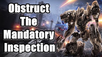 Armored Core 6 Fires of Rubicon - Obstruct the Mandatory Inspection Mission Walkthrough