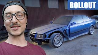 Der Hochwasser BMW E36 ist wieder auf dem Boden!