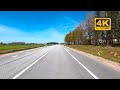 4K Road Trip with Chill Music. Latvia driving back to home from Stelpe