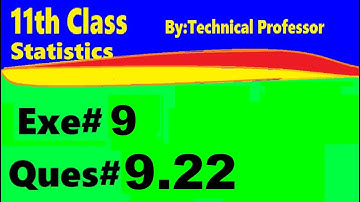 11th class Statistics, ch9, exercise9 , Question 9.22, Binomial and hypergeometric distribution ch#9