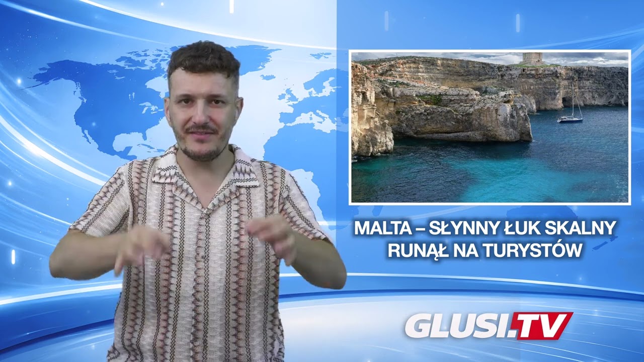 Malta – słynny łuk skalny runął na turystów