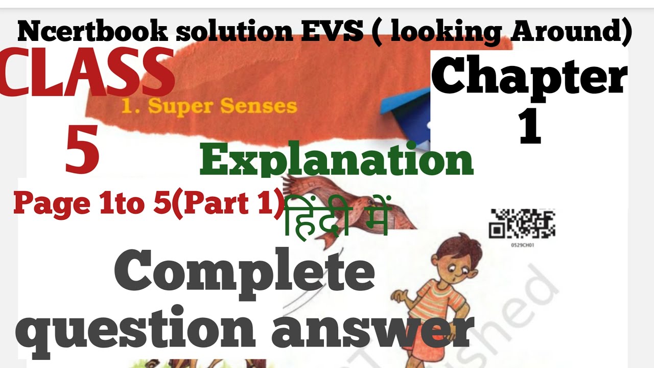 CLASS 5 EVS Looking Around se Chapter 1 Super Senses Explanation class-5-evs-looking-around-se-chapter-1-super-senses-explanation