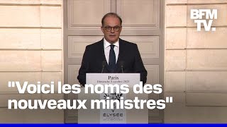 Retailleau, Borne, Le Maire ... Voici les noms des ministres du gouvernement Lecornu