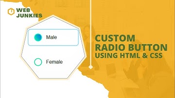 Custom Radio Button by using HTML & CSS