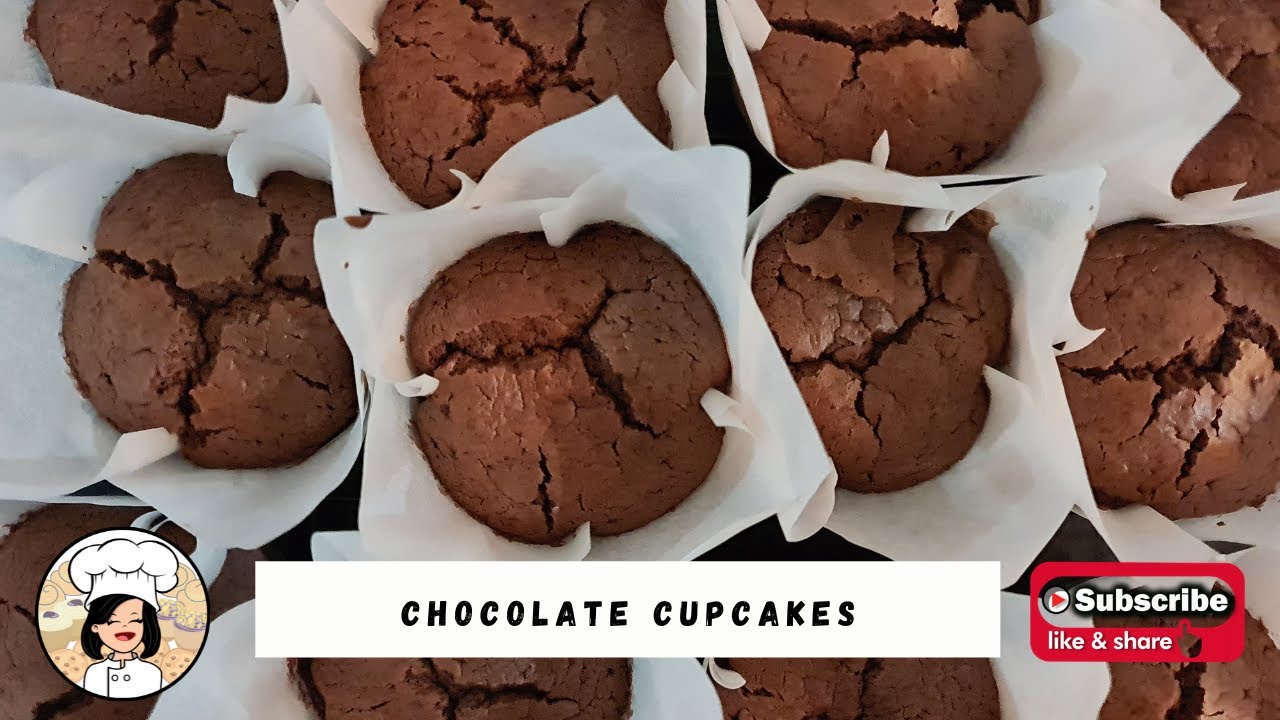 How to make Chocolate Cupcakes | Paper Wrapped Chocolate Sponge Cake ...