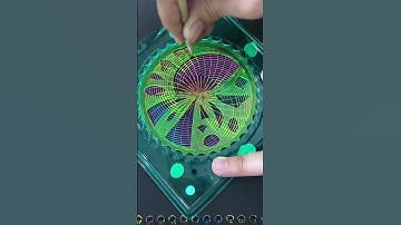 Satisfying ASMR Spiral Sounds | Relaxing Spirograph Visuals! #art #shorts #spirograph #asmr #2024