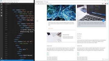 Materialize CSS from Scratch: Lesson 12 - Cards