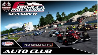 🏁 Formula Indy Series 🏁 | AUTO CLUB | S8R2 | iRacing IndyCar Broadcast
