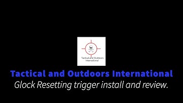 Glock Reset trigger install and brief review.