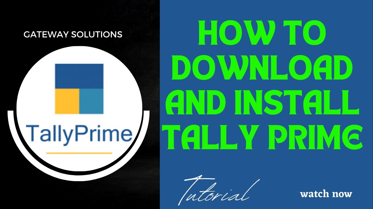 How To Download And Install Tally Prime 2 1 Hindi Gateway Solutions 
