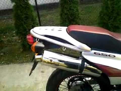Suzuki Xf650 Freewind - Creptus Exhaust - Youtube
