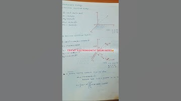 Electromagnetic theory notes for CSIR NET PHYSICAL SCIENCE Dec 2024 #csirnet #physics #notes #gate