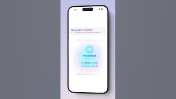 SwiftUI Holographic Interface 🔥