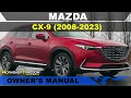 MAZDA CX 9 2008 2023 Owner S User Manual English PDF Download MAZDA CX 9 2008 2023 Owner S User Manual English PDF Download
