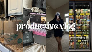 7AM PRODUCTIVE DAY IN MY LIFE | grocery shopping + cleaning + errands + healthy habits| Klarke White