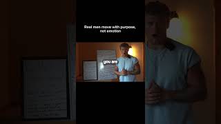 Real men move with purpose, not emotion @Brandon_c_clark #richlife #motivation #success