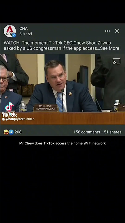#tiktoksingapore #tiktokgloball #tiktokceo #tiktokhearing #TikTok #tiktokgloban#shouzichew#durian