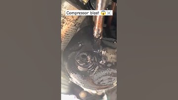 compressor blast 😱☠️#shorts video #top_ges change new #ac_technician 🪛🛠️🦺
