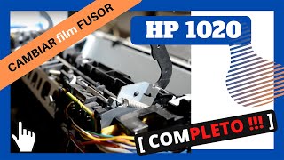 Change HP inkjet 1020 laser printer fuser film - YouTube
