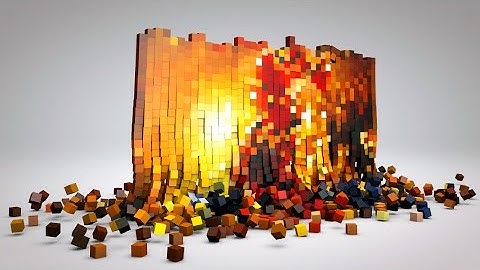 Cinema 4D R18 Pixel Art | Cinema 4D R18 Cube Explosion | Cinema 4D R18 Cloner tutorial