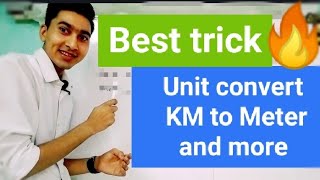Trick is unit convert @ KM to M and more....
