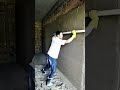 Optimized:Mortar leveling process on walls #plastering #masonry #cementwork #builder