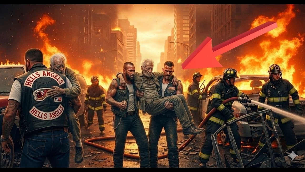 They Called Them Monsters — Until the Hells Angels Saved the Town