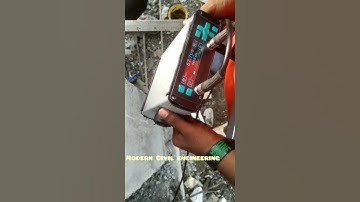 Concrete Non destructive - Ultrasonic Test at Project Site