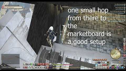FFXIV OOB - Limsa Lominsa Top of Marketboard OPTIMIZED PATH (5.58)