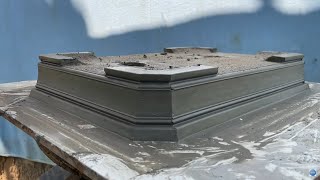 Make Cement Pots Using Stainless Steel Slide Molds