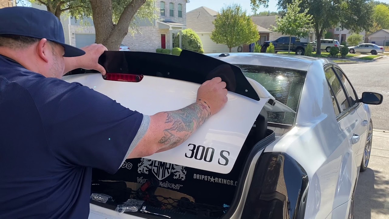 2014 Chrysler 300 S Wicker Bill Install YouTube