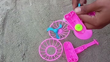 How to Make Mini DC Motor Fan from Old Toys | Easy DIY Science Project at Home /  Mini Masti Hub