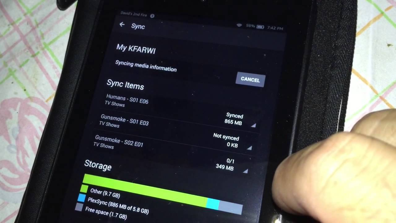 How to sync plex videos to Kindle Fire HD YouTube