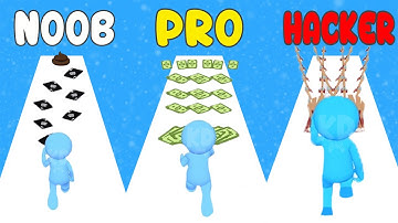 Card Thrower 3D! - NOOB vs PRO vs HACKER!