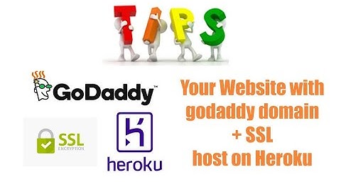 Godaddy Domain and Heroku app and ACM SSL solution