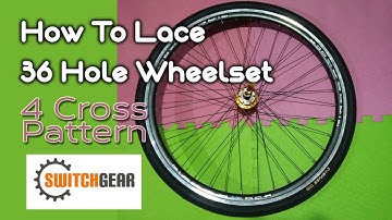 How To Lace 36 Hole Wheelset 4 Cross Pattern | Paano Magkabit Ng Mahabang Rayos Sa 36 Holes Na Rim