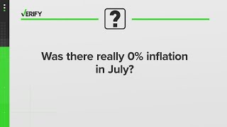 Was there really 0% inflation in July? We looked at the data