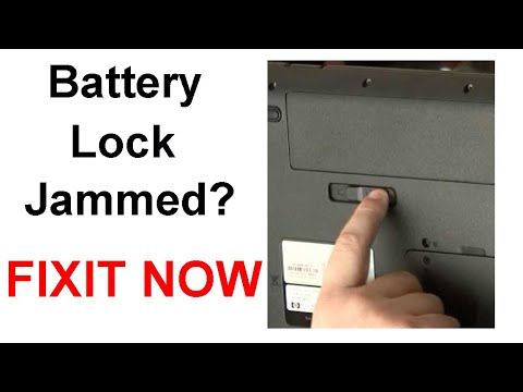How to fix Laptop battery lock